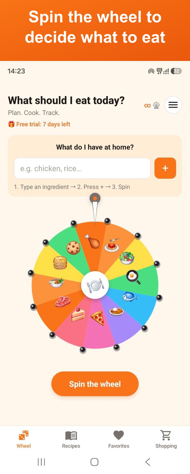 Planeat wheel screen