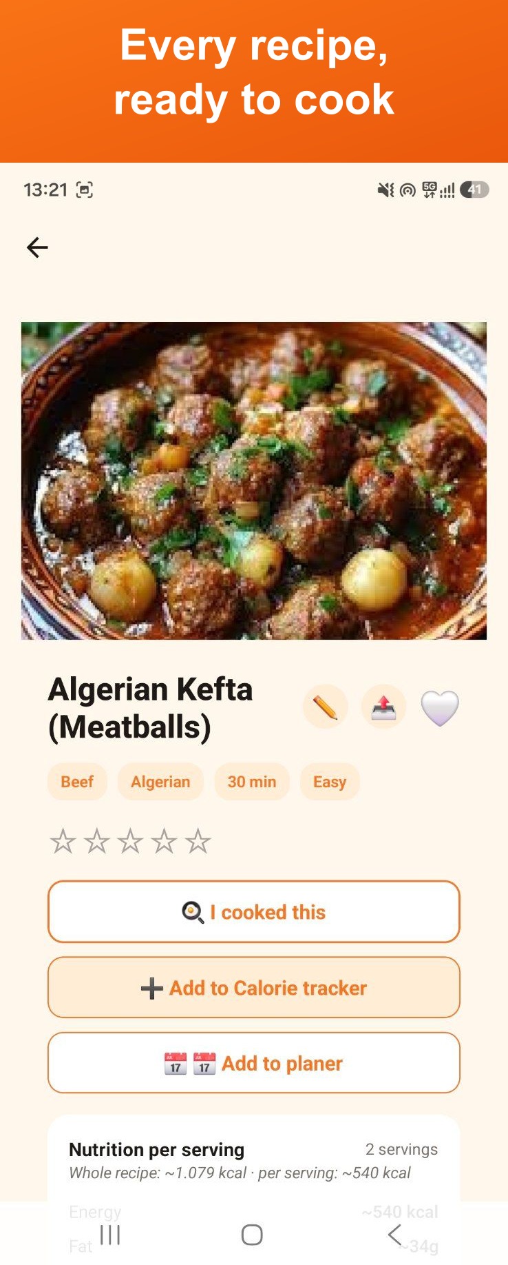 Recipe detail
