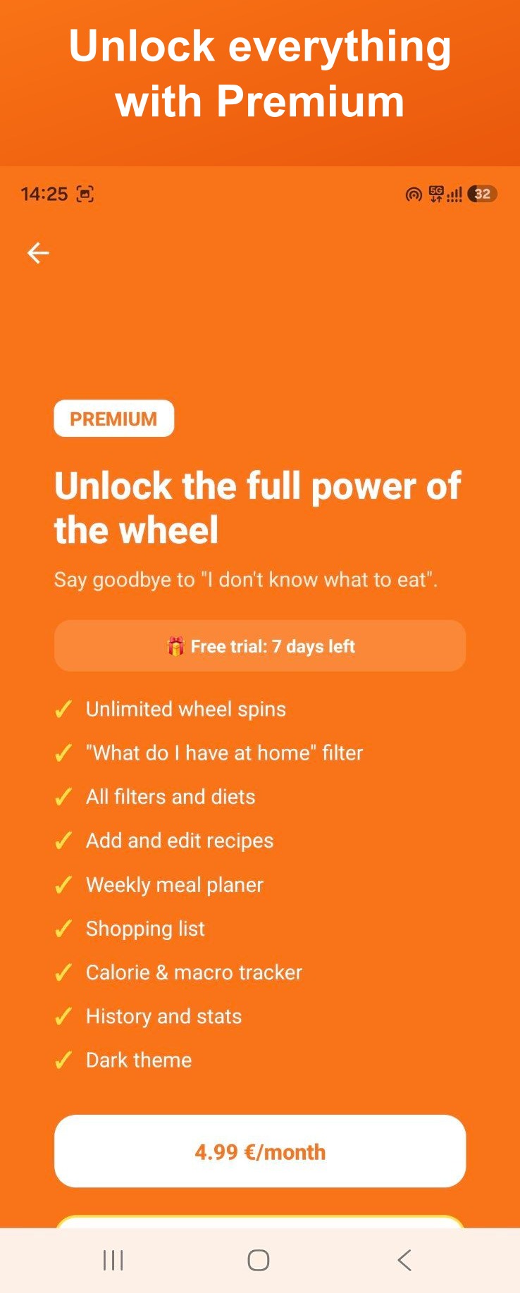 Premium features